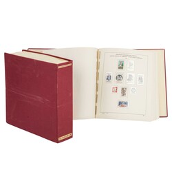 Eine Sammlung USA 1861-2004 **/*/O in 2 großen Schaubek Klemmbindern ...