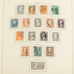 Eine Sammlung USA 1861-2004 **/*/O in 2 großen Schaubek Klemmbindern ...