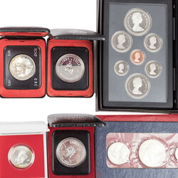 Kanada/SILBER Konvolut mit insg. ca. 867,9g Ag fein darunter 7x KMS ...