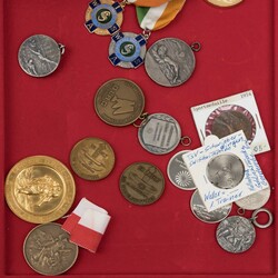 Schwimm-Nachlass - Konvolut an Schwimmmedaillen und Varia, ...