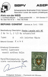 Type 6, rechts etwas knapp, aber ganze Randlinie ist vorhanden. Sonst ...