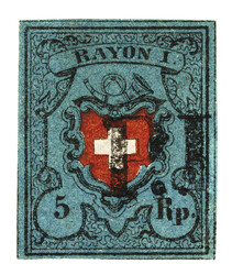 15I, Type 16 mit schwarzem P.P. aus dem Postkreis VIII. Allseitig ...