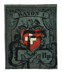 Stein A2O, Type 39 mit sauberer Zürcher Rosette. Tiefe Nuance. ...