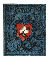 15I, Stein A2O, Type 13 mit schwarzem P.P. aus dem Postkreis VIII und ...