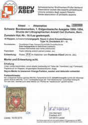 Rayon.16IIaa, Stein A1U, Type 14 mit seltenem roten P.P.im Kästchen ...