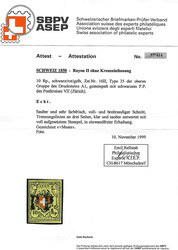 Stein A1O, Type 35 mit sauberem P.P. des IX. Postkreises. Voll-bis ...