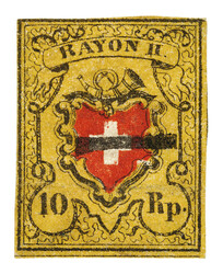 Stein A1U, Type 21 mit sehr seltenem Strichstempel Nr. 152 von ...