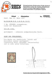Allseitig weissrandige, sehr gut erhaltene Marke mit leichter, ...