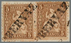 Balkenstempel Obervaz (GR), (Gr.30/0-31), sehr sauber auf kleinem ...