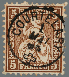 Fingerhut Courtelary BE (Gr. 104 I) 01.05.65 fast zentrisch auf guter ...