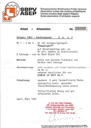 Wunderschöner, weisser Brief vom 22.09.44 von Genève nach Carouge ...