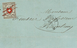 Sehr schöner Brief vom 20.12.50 mit Poste Locale, Type 19 von und ...