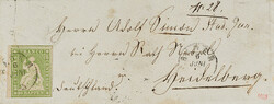Brief vom 06.06.58 mit schwarzem Rundstempel Baden AG und ...