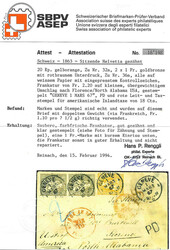 Attraktiver Damenbrief, 01.03.67, Genf mit farbfrischer Buntfrankatur ...
