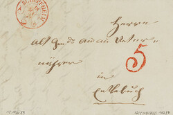 Attraktiver weisser Portobrief vom 18.05.53 von Schüpfheim (LU) mit ...
