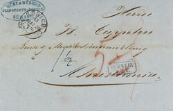 Destination Norwegen: Portobrief vom 13.05.59 von Zürich mit Leitung ...