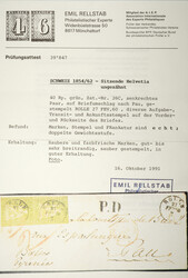 Doppelgewichtiger Brief vom 27.02.60 mit Fingerhut von Rolle VD nach ...