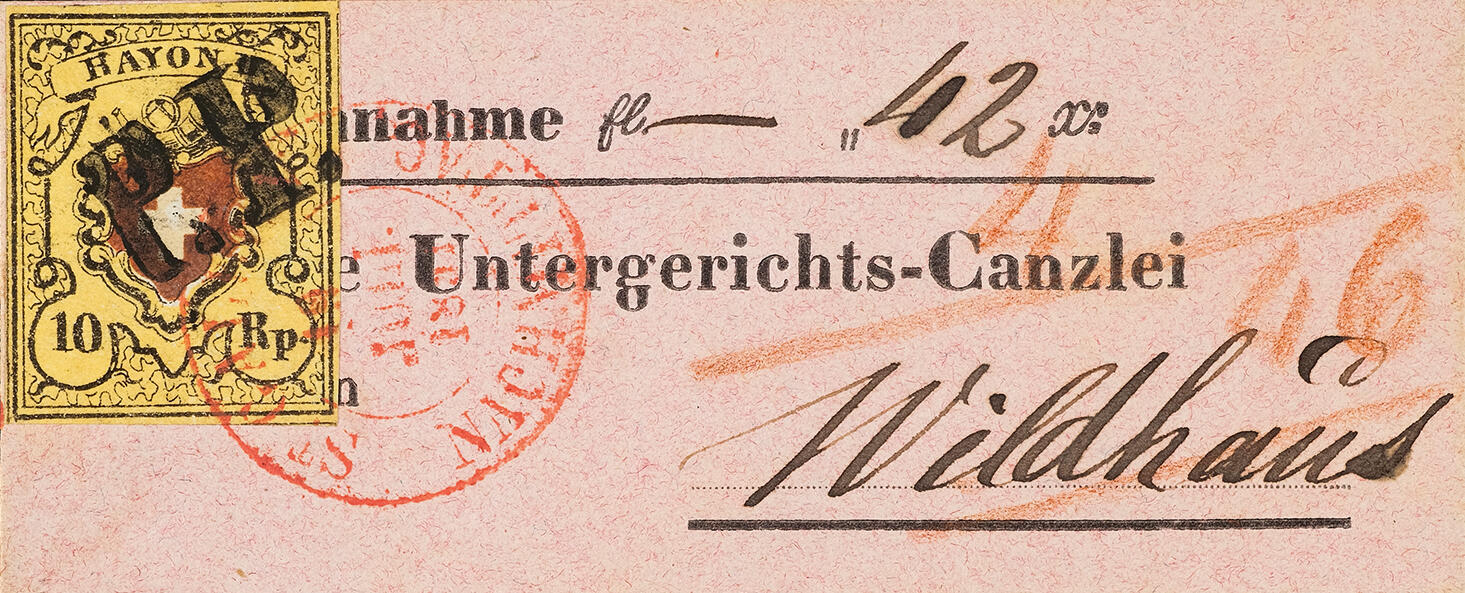 Interessantes Stück: Nachnahme-Streifband vom 19.07.51 von St.Gallen ...