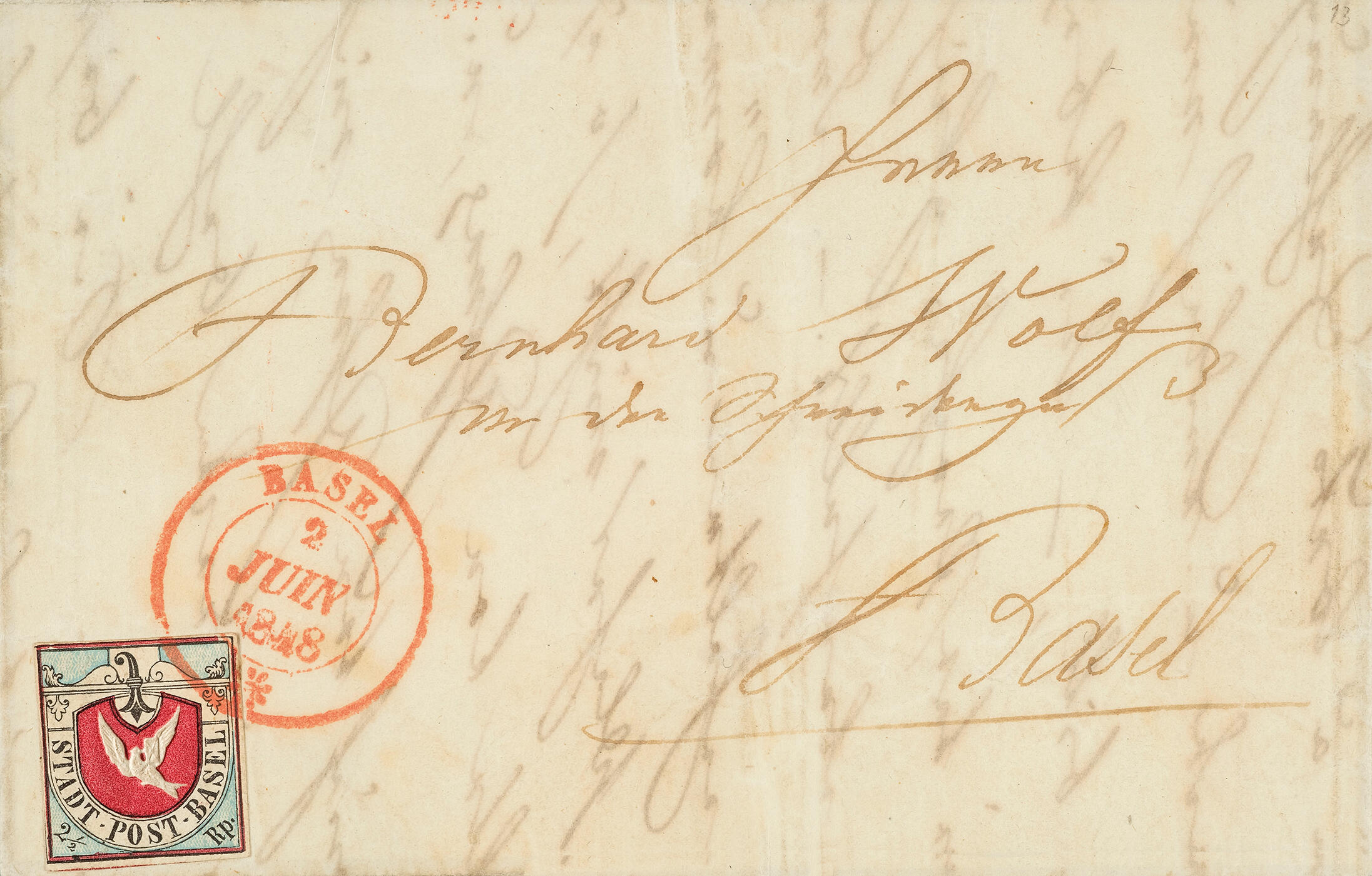 Wunderbarer Brief vom 02.06.48 mit normal bis sehr gut gerandeter ...