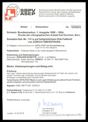 Faltbrief vom 18.01.51 (sehr früh für 2. Rosetten-Periode in ...