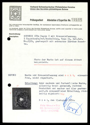 15I, Stein A1a, Type 24 vom rechten Bogenrand mit Abart stark ...