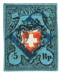 15II, Stein A3U, Type 6 mit wunderbarem und seltenem BLAUEN (!) PP ...