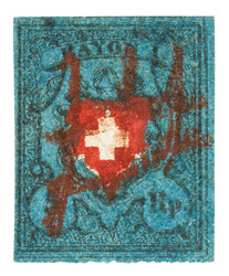 15II, Type 40 mit Rötelentwertung. Auf Grund unseres Loses 197 im ...