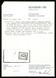 1S, Type V, 55. Stamp on very nice, light letter dated 25.10.44 from ...