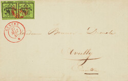 Wonderful letter dated 27.05.45, from Geneva to Avully GE. ...