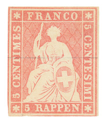 Munich paper, 2nd Munich color sample, No. 22.2.6. Shortly trimmed at ...