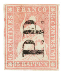 Exhibition piece from the first Munich issue with very clean P.P. ...