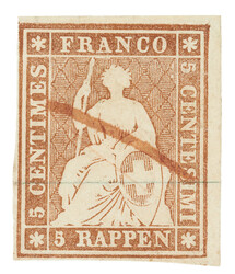 Right upper corner of the sheet with white margins on all sides and ...