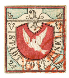 Fantastically margined Basel dove, of which there are not many. ...