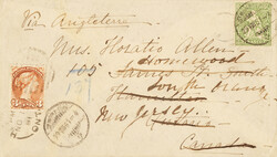 Sehr seltener Kanada-Brief mit Nachleitung in die USA vom 29.08.81 ...