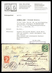 Sehr seltener Kanada-Brief mit Nachleitung in die USA vom 29.08.81 ...