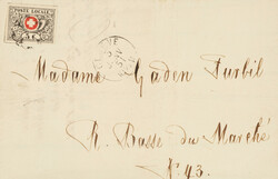 Sehr sauberer Orts-Brief vom 03.01.51 mit Waadt 5, 55. Marke des ...