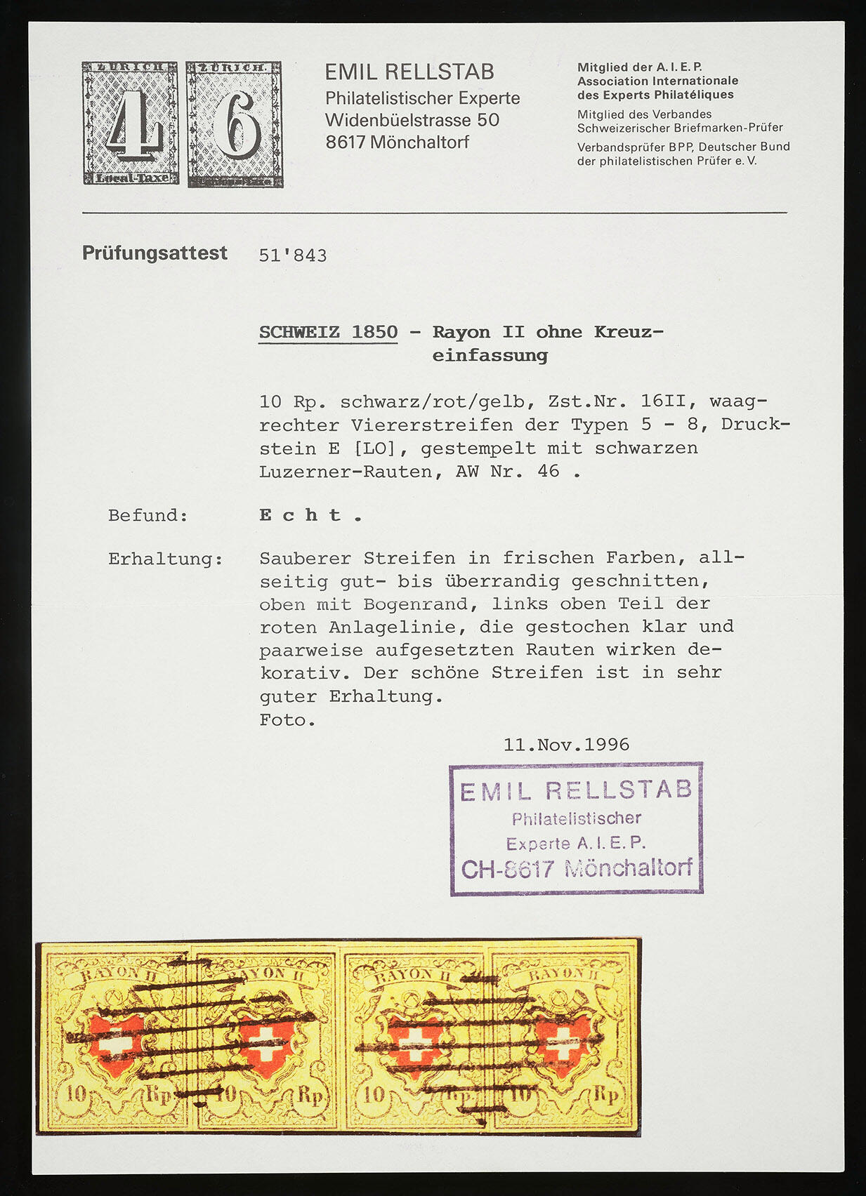 Image 1 for lot number 2120 for Honegger Philatelie AG - Catalogue Spring - 2026