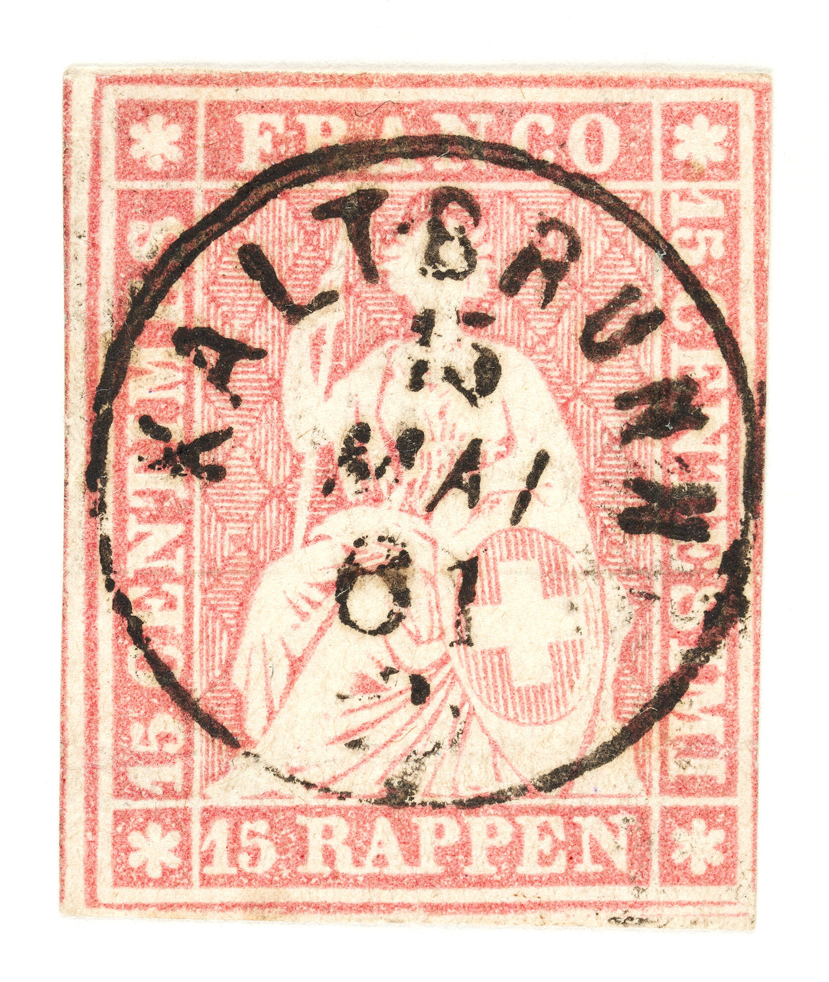Fingerhut Kaltbrunn (Gr. 104 I/3) 15.05.61 sehr klar und zentrisch ...