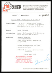 Local letter dated 01.05.47, with red rosette No. 2 from Geneva. ...