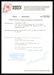 Local letter dated 21.05.51, from Geneva with exceptionally clean ...