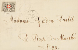 Very clean local letter dated 03.01.51 with Waadt 5, 55. Stamp from ...