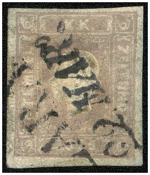 4745057: Austria Newspaper Stamp 1858/59