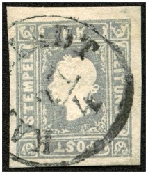 4745057: Austria Newspaper Stamp 1858/59