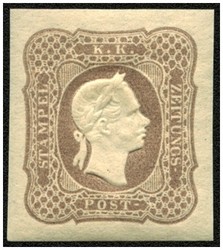 4745062: Austria Newspaper Stamp 1861