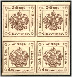 4760: Österreich Zeitungsstempelmarken