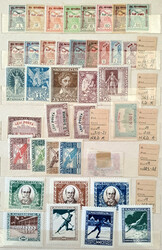 1915/1971 Schöne Sammlung in 2 Steckalben, mit vielen Blöcken, ...