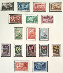 1951/1985 Schöne Teilsammlung in 4 Lindner-Alben, ab ca. 1980 ...