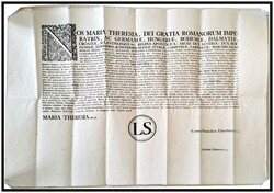 1764 Bekanntmachung Maria Theresia Betreff Scheidemünzen, selten! ...