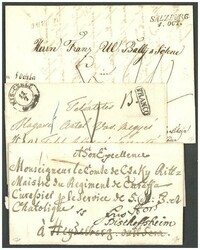 1777/1856 (ca.) 18 Belege, meist Vorphilatelie aus Ungarn, Böhmen, ...