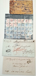 Ausgabe 1850, Kleine Partie mit 10 Stück 3 Kr. und 24 Stück 9 Kr.- ...